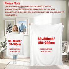 1pc Cartoon Snack Print Blanket, Flannel Blanket Ultra Soft Comfortable Gift Blanket For Home & Travel Couch Sofa Bed,Suitable As A Gift For Friends, Best Friends, Classmates, Fathers, Mothers, Grandmothers, Grandfathers, And Other Elders. Ideal For Beds, Sofas, Living Rooms, Bedrooms, And Outdoor Camping. Perfect For Various Holidays And Special Occasions.-280gsm - 多色 2 - 查看 3