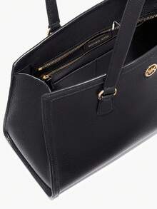 Michael Kors CHANTAL Women's Handbag, Large Capacity Shoulder Tote Bag - Black - View 6