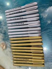 Metallic Soft Tip Craft Pen, Signing Pen, Painting Pen, DIY Drawing & Graffiti Pen, Watercolor Marker Pen Back To School - Multicolor - View 17