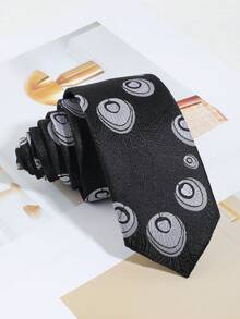 1条时尚孔雀羽毛图案领带，适合休闲、商务、派对和日常穿着。 - 彩色 - 查看 15