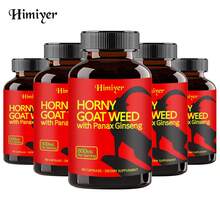 Himiyer Men's Wild Yam And Ginseng Capsules - High-Concentration Natural Supplement - Contains Wild Yam And Ginseng, High-Concentration Natural Ingredients For Energy Support, Male Herbal Endurance Enhancement - Energy Herbal Capsules - Herbal supplements - 查看 6