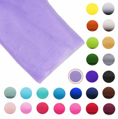 54" X 40Yards Tulle Bolt, Tulle Roll, Fabric Tulle For Party Decoration, Ballet Skirt, Table Skirt, Crafts, DIY Ribbon