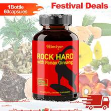 Himiyer ROCK HARD Capsules - Contains L-Citrate, Rumex Japonicus, Epimedium Extract, Maca, Ginseng - Vitality And Muscle Support - ROCK HARD Nutrition, Energy Circulation - Balance And Focus - Men's Blue Chewable Tablets - 300g - Xem 1