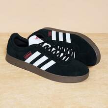 Adidas 阿迪达斯 VL COURT CLASSIC “T-Toe” 复古休闲运动鞋 - 黑色 - 查看 2