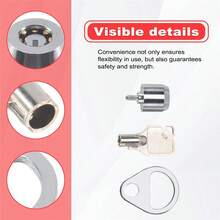 Desktop Computer Lock Computer Case Lock Anti-Theft Lock For Internet Cafe Office Management Lock - A - View 8