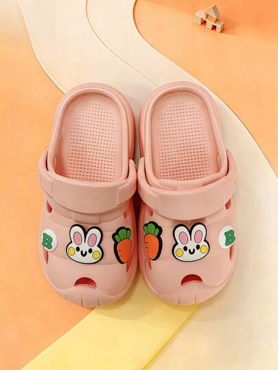 Cute Rhinestone Bow Open Toe Girls Sandals, Breathable Beach Holiday Shoes