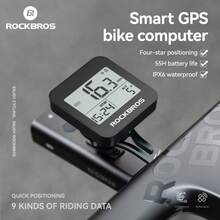 1 pieza Velocímetro GPS Pro para bicicleta - Velocímetro inalámbrico a prueba de agua para ciclismo de montaña - Negro - Ver 4