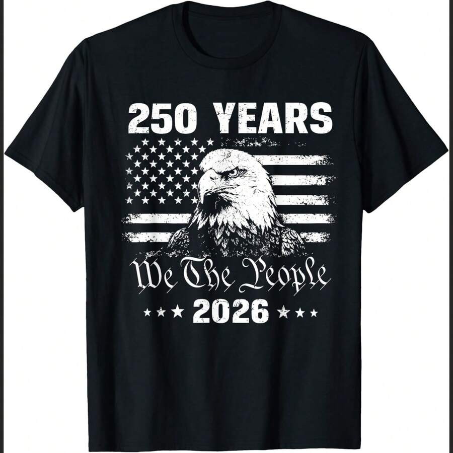 Funny Independence Day 4th Of July 1776-2026 250th Birthday T-Shirt - màu đen - Xem 1