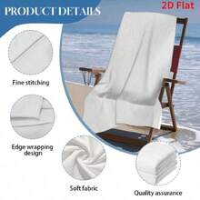 Games R-Robloxs Beach Towel Colorful Bath Towels For  Microfiber Quick Dry Custom Sand Free Beach Yoga Spa Gym Pool(7).Jpg - trắng - Xem 3