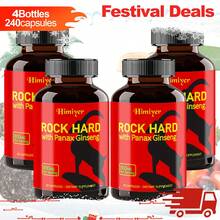 Himiyer ROCK HARD Capsules - Contains L-Citrate, Rumex Japonicus, Epimedium Extract, Maca, Ginseng - Vitality And Muscle Support - ROCK HARD Nutrition, Energy Circulation - Balance And Focus - Men's Blue Chewable Tablets - 300g - Xem 10
