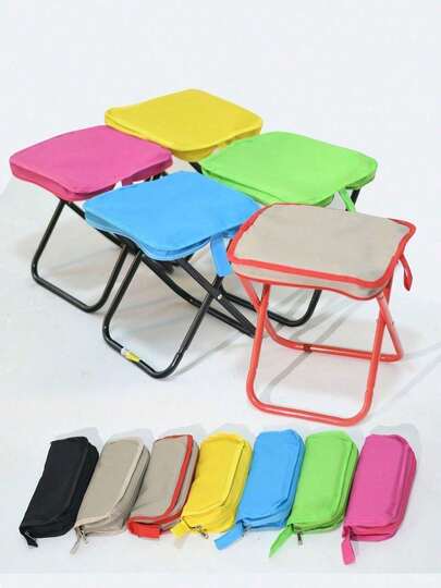Foldable Portable Chair, Stool, Folding Stool, Outdoor Folding Chair, Portable Stool, Super Compact Foldable Camping Chair, Fishing/Camping, Travel, Vacation, Fishing, Stool, Adjustable Zipper, Beach Vacation Portable Car Seat, Quick-Open Waterproof Chair, Travel Essential, Camping Chair, Pocket Chair, Folding Stool, Camping Stool, Foldable Backpack Stool, Camp Stool, Travel Stool, Collapsible Stool Chair, Fishing Chair, Mini Chair