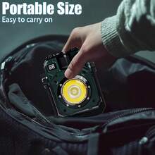 1pc Multi-Function LED Camping Light | Solar Charging, Magnetic Hanging, 5 Lighting Modes, Outdoor Camping Lamp - Style a - View 10