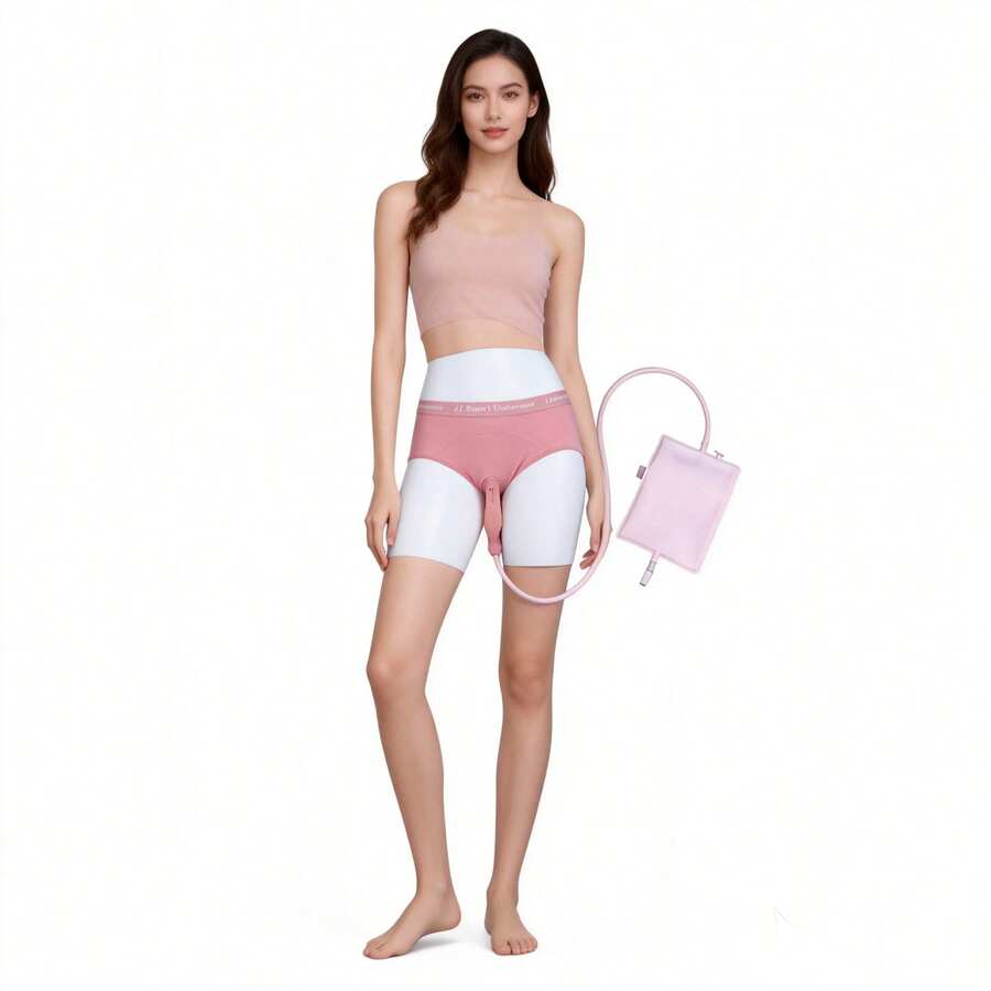 JJICN 800Ml Large Capacity Day And Night Use Pure Cotton Diapers, Women'S Special Red Senior Version