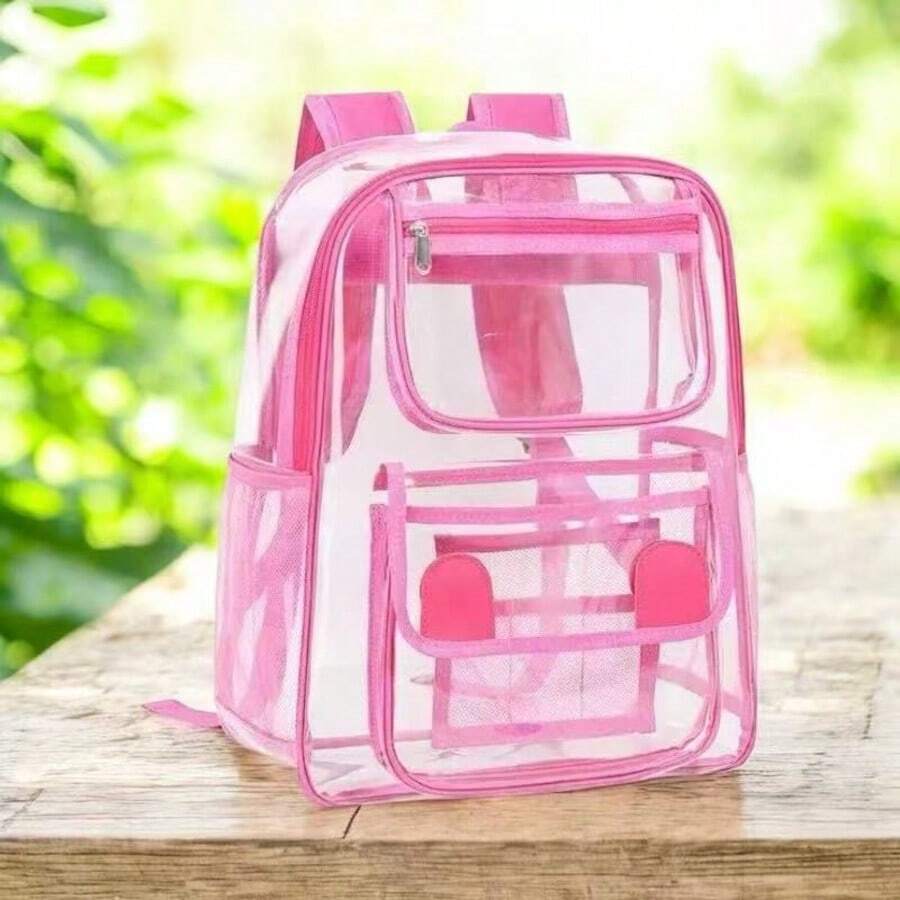 Women Fashion Backpacks - 粉色 - 查看 1