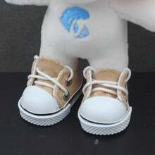 0.8cm Doll Canvas Shoes, 10cm Plush Shoes Suitable For 17cm Casual Canvas Shoes (Shoes Only) - Multicolor - View 8