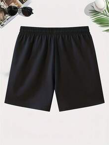 Get Money Dollar Bill Print Men Summer Short Sleeve Shorts Casual Outfit Set - 黑色 - 查看 3