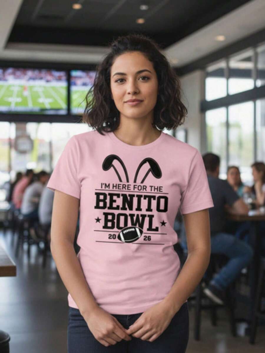 Playera Benito Bowl Superbowl - Rosa - Ver 1