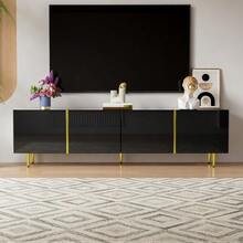 Television Stands & Entertainment Centers - Black - View 3