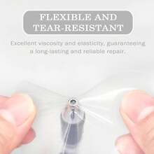 2pcs Thick Inflatable Pool Repair Kit, 3.93 Inch X 59 Inch Waterproof PVC Pool Patch Set, Suitable For Inflatable Mattress, Pool Float, Inflatable Castle, Tent, Canvas, Awning, Inflatable Tube And Inflatable Toys - Multicolor - View 7