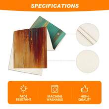 1/10pcs Marble Pattern Decorative Table Runner Set, Holiday Table Decor Fabric Table Runner, Home Decor, Gift, Table Runner & Placemat Set Suitable For Indoor And Outdoor Celebrations, Seasonal Party Accessories, Kitchen Dining Table Decor, Party Table Decoration, Home Room Table Runner, Restaurant Table Cloth - Multicolor - View 9