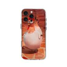Pollo de dibujos animados con aspecto sorprendido y un gran cuerpo blanco. Esta elegante funda para teléfono es compatible con Samsung, Apple, OPPO, , etc. Fabricada en TPU flexible, resistente a golpes y arañazos, ofrece una excelente protección contra caídas y un agarre cómodo. Es un regalo ideal para familiares, amigos y seres queridos, y una opción perfecta para festivales. Fundas para iPhone, San Valentín, artículos de , fundas para hombre, celulares y accesorios, funda transparente para teléfono. - transparente - Ver 2
