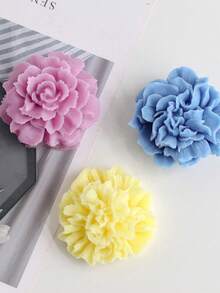 Carnation Flower DIY Handmade Fragrance Plaster Multifunctional Silicone Mold - A-White - View 3