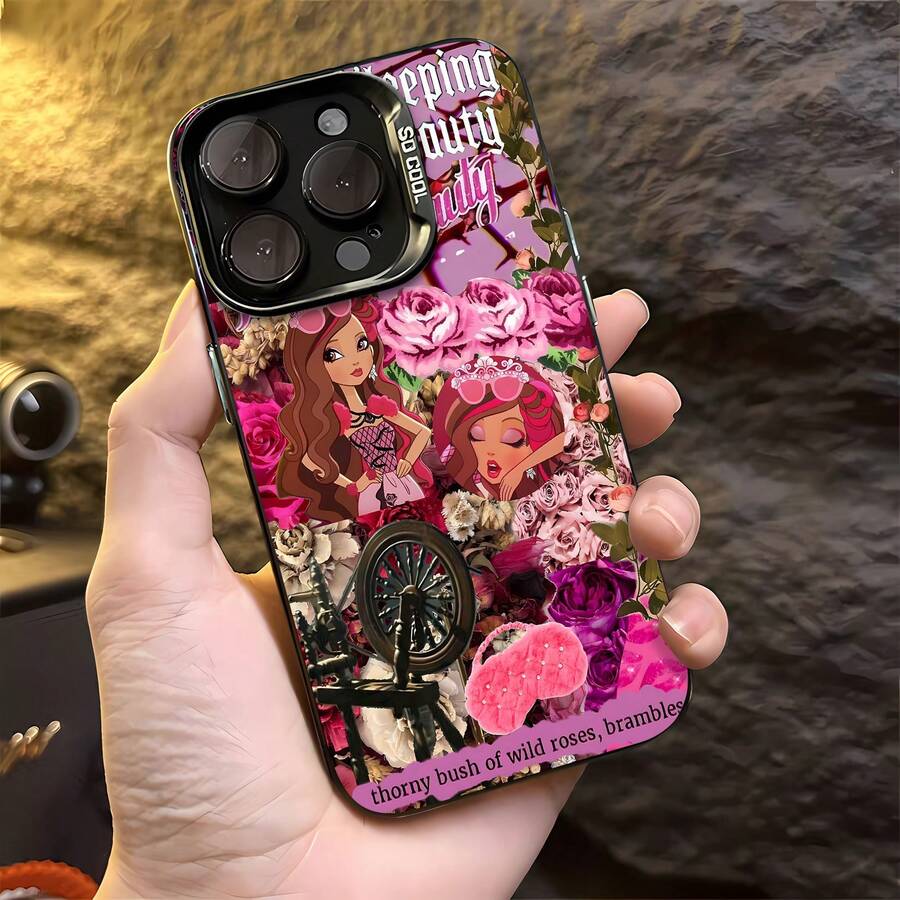 Funda para teléfono Briar Beauty Floral, compatible con fundas , 17, 16 Pro Max, 15 Pro Max, 13 y 12. Elegante, resistente a golpes y moderna. Un regalo perfecto para familiares, amigos, pareja, novios/novias y para San Valentín. - Negro - Ver 1