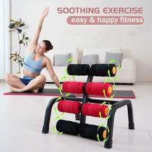 MBB Mini Inversion Table,Glutes Trainer Machine, Waist & Back Exercise Machine For Lower Back, Strength Training Inversion Machine For Relaxation Foam Rollers - 藍色 - 查看 6