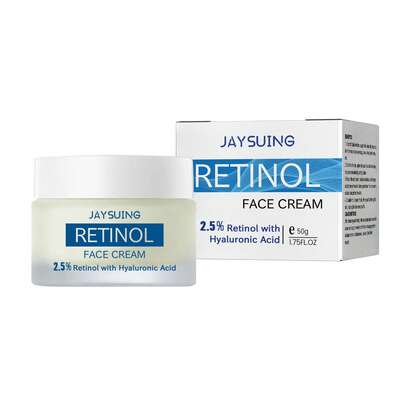 Crema Anti-Envejecimiento Jaysuing Retinol: Aclara Manchas Oscuras y Líneas Finas, Levanta y Reafirma la Piel Facial, Hidrata Profundamente y Rejuvenece, Mejora la Opacidad, Reparación Suave, Salvador de Piel Nocturno, Regalo de Cuidado de la Piel para Mu