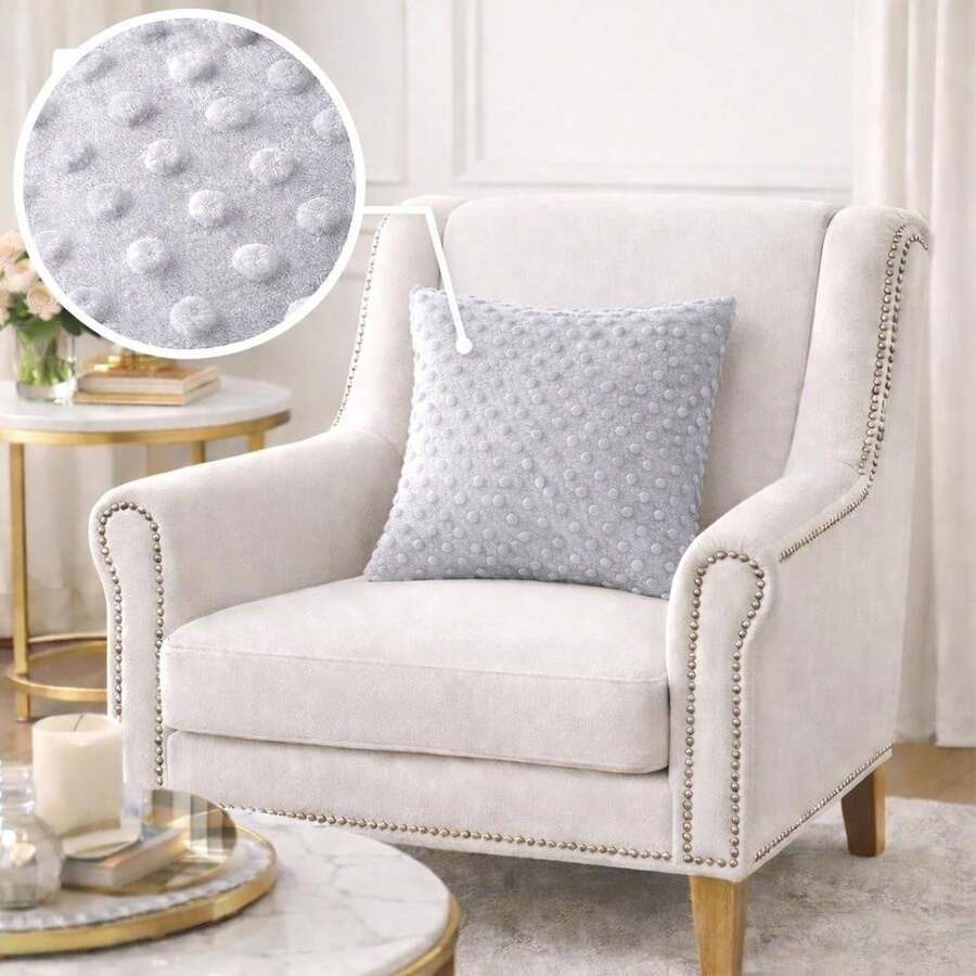 Luxury Soft Bubble Cushion Cover 45cm X 45cm. - Perak - View 1