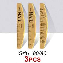 NailShine 1/3/6pcs Washable, Durable Nail Files With Scale, Nail Buffing Sponge Blocks, Double-Sided Nail Sanding Blocks - Khaki - View 17