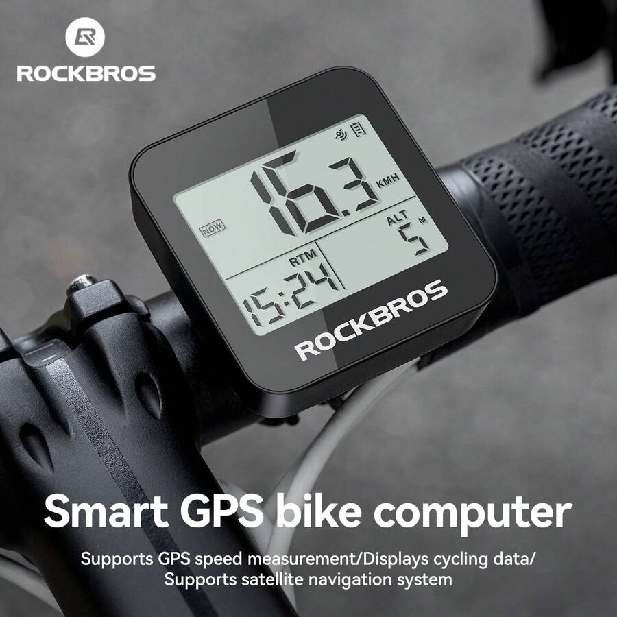 1 pieza Velocímetro GPS Pro para bicicleta - Velocímetro inalámbrico a prueba de agua para ciclismo de montaña - Negro - Ver 1