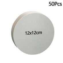 50Pcs 300g Blank Single Side Watercolor Paper Cards Portable Postcard Square Round For Painting School Student Art Supplies - Single-sided - View 13