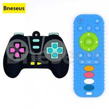 Bneseus 1 Set Game Controller Or Remote Control Shaped Baby Teething Toy, Newborn Chewing Teether, Silicone Material Toy, Suitable For 6-24 Months Boys And Girls Ramadan And Eid Gifts - Teether 2-pack - View 5