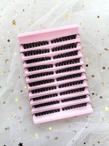 Hinarin 180 Pcs D Curl DIY Eyelash Extension- Easy Individual Use At Home With Natural Look And Long-Lasting Wear - Show Everyday Glamour Lash Clusters,Eyelash Clusters,Individual Eyelashes,Lashes,Fake Lashes DIY Clusters Lashes For Makeup(80D,8-16mm) - D - View 9