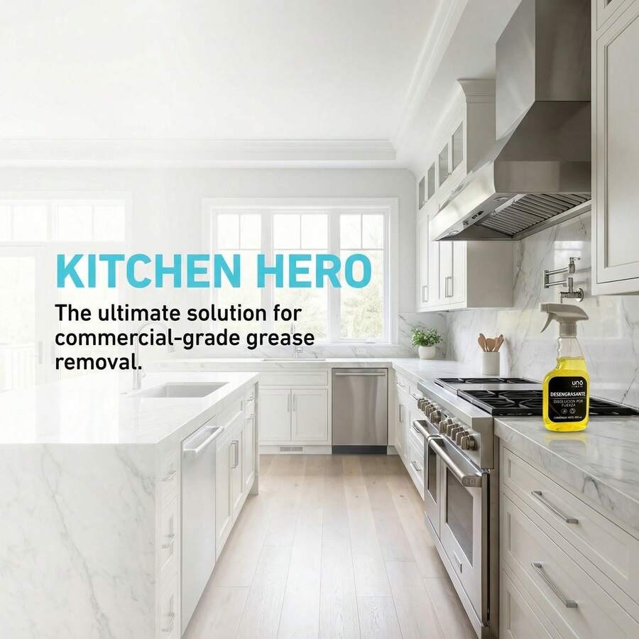 Desengrasante para cocina, hornos y parrillas, no irrita la nariz ni las manos 500ml, cocina, baño, hogar, proveedores de productos para el hogar - Líquido - Ver 1