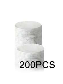 化妆用无绒棉垫，适用于面部、指甲、化妆、美甲、足疗 - 白色 - 查看 12