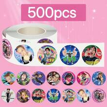 500pcs Cor/Tis Peripheral Stickers Roll Stickers Ins Style Fun Zhao Yufan Zhu Xun Painted Stickers - Multicolor - View 9