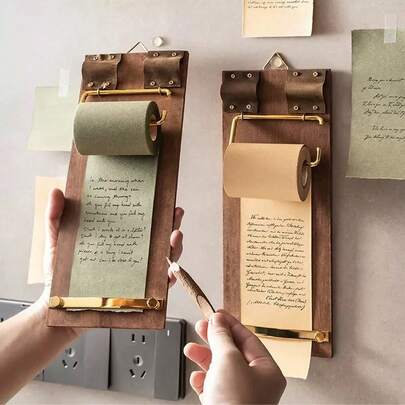 1 Roll Of Roll-Type Notes, Artistic Style Tearable Glue-Free Blank Message Note (Length 11 Meters/433 Inches), Suitable For Memos, Diaries, Project Lists And Creative Paintings