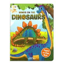 beartale Dinosaur Tactile Touch & Feel Book, Montessori Sensory Development Toys For Babies, Vivid Texture Illustrations, Children's Travel Intelligence Game, School Supplies, Back To School Birthday Party Gift For Boys And Girls - Multicolor - View 10