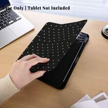 1 Peça Capa Protetora com Slot para Caneta, Suporte Magnético Multi-Ângulo com Modo Dormir/Despertar Automático, Capa de Tablet Kawaii Compatível com Pro/Air/Compatível com Samsung Galaxy A9/S9/S7/S10+/Compatível com XIAOMI Pad/5/6/7 - Multicolorido - Visão 7