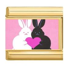 1 PC Sweet Girl Pink Series DIY Modular Bracelet Accessories, Heart/Rabbit/Flower/Graffiti Elements, Girly Style Versatile Jewelry Supplies - Pink - View 14