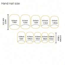 24pcs Comfortable Short Square Press On Nails - White French Tip Minimalist Fake Nails, Easy-To-Wear Reusable Nails For Office, School & Casual Outings - trắng - Xem 5