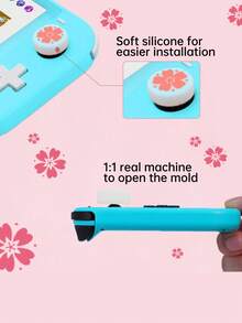 4 Pcs Cute Joystick Silicone Covers For SWITCH Game Console - Multicolor - View 5
