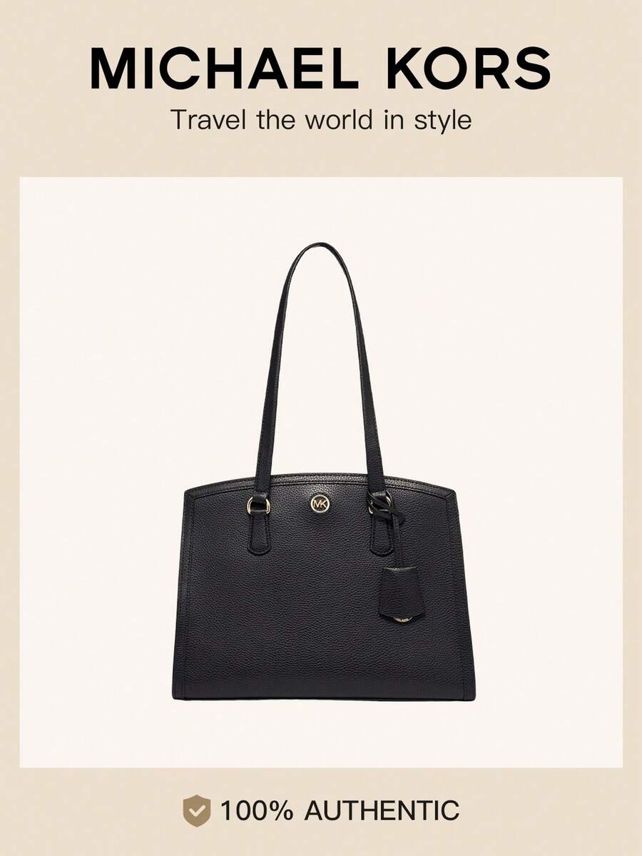 Michael Kors CHANTAL Women's Handbag, Large Capacity Shoulder Tote Bag - Black - View 1