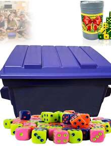 New Garbage Bin Dice Game Creative Fun Children Dumpster DiceBirthday Gift Puzzle Game Family Party Birthday Party Game Night - Multicolor - View 5