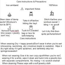 1件复古夸张油滴花卉缠绕不对称臂环手镯，适合旅行、度假、派对装扮 - 白色 - 查看 6