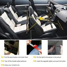 Easy Installation, Automotive High Brightness Neon Kits, Automotive LED Light Strips, Interior Lights, Christmas Decorations, USB Neon Accessories, Ambiance Light Strips, Foot Space Neon Kits, Without Battery - 多色 - 查看 9