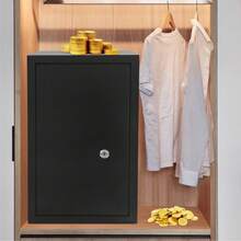 60L Safe Box Home Money Safe With 2 Safety Keys Lock & Built-In Cabinet Box - Box W/ 2 Keys - View 12