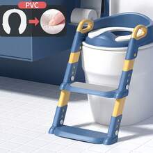 Children's Toilet Seat, Step Stool Potty Training Ladder, Bathroom Footstool For Toddlers, Kids Toilet Seat Stool - Multicolor - View 14